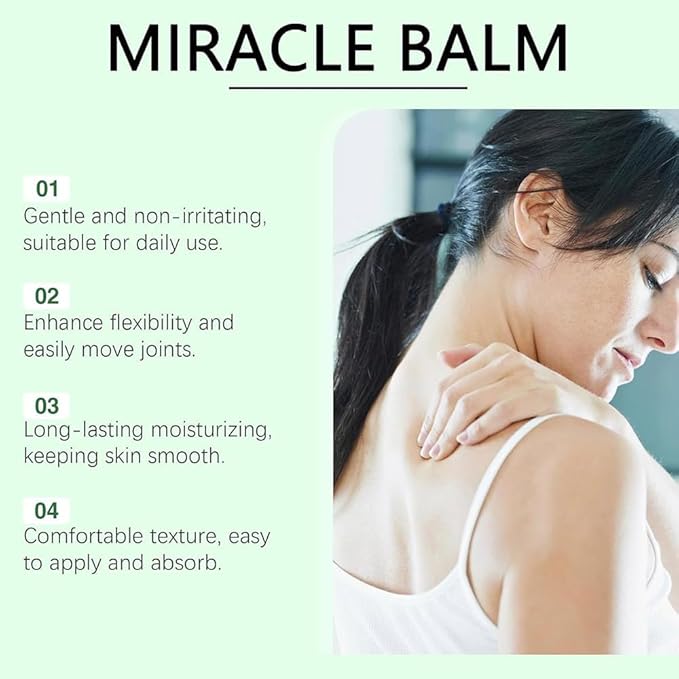 Miracle Balm, Organic Miracle Balm, Natural Ingredients, Relaxed and Comfortable for Legs, Arms, Back（2 pcs） AA-FemmiqueWomen
