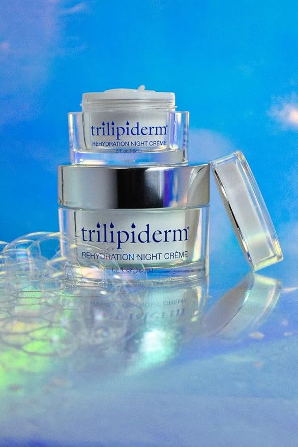 Trilipiderm Rehydration Night Crème .5oz Travel Size Night Rejuvenation with Anti-Aging Hyaluronic Acid and Retinol-FemmiqueWomen