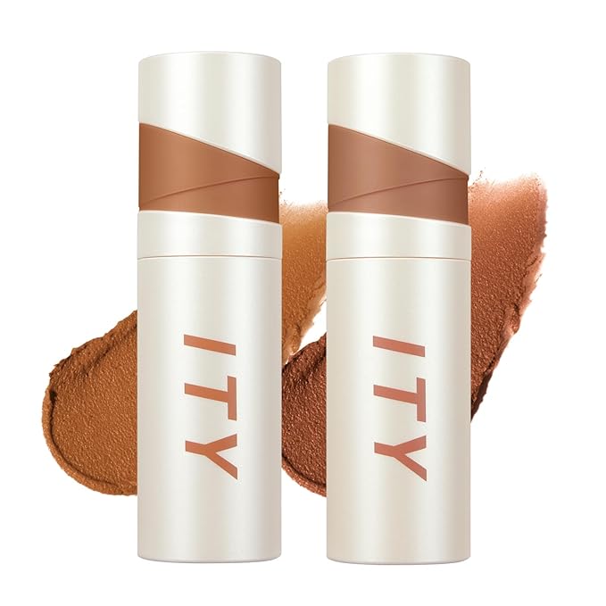 ITY Velvet Matte Finish Lip Stain-Mousse Textured Lip Clay, Red Shade, Conceals Lip Lines, Rich Pigment Lip Tint Lipsticks, 0.14 oz (4g) in Ginger, Embered.-FemmiqueWomen