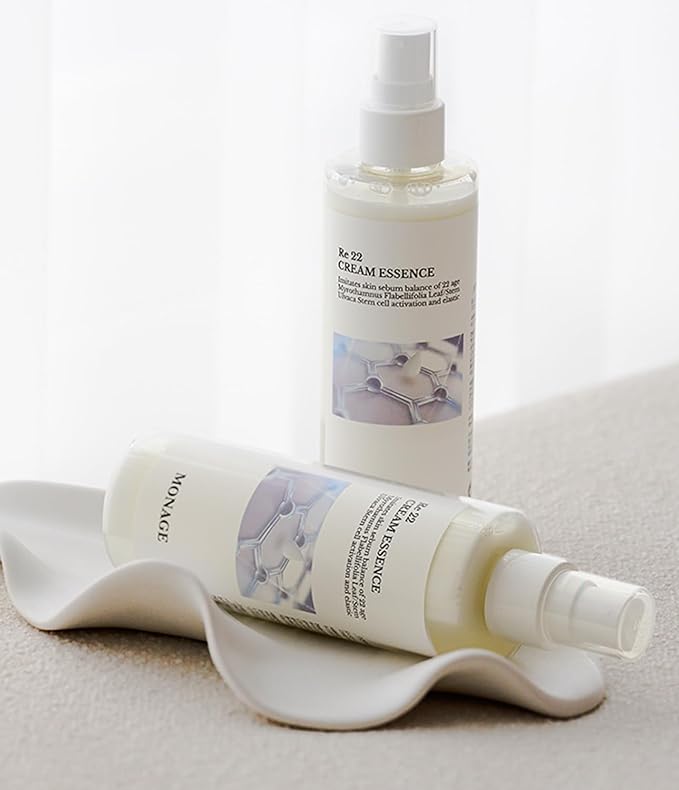 Re 22 Cream Essence – Korean Skin Care All-in-One Hydrating Spray with Resurrection Plant & Sea Lettuce Stem Cells for Youthful, Balanced Skin – Relaxing Gifts, 150ml / 5.07 fl. oz-FemmiqueWomen