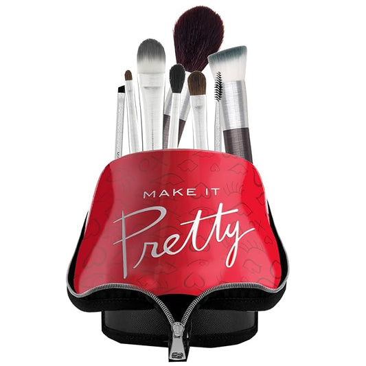 Mirabella Make It Pretty Professional Travel Brush Set and Travel Case-FemmiqueWomen