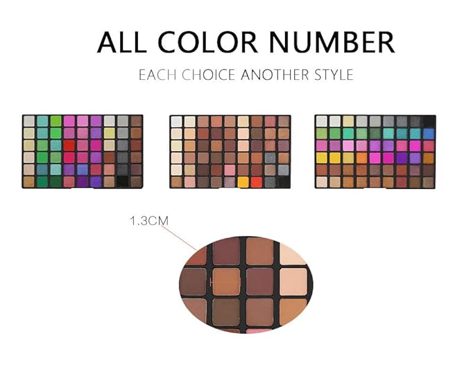 162 Colors Hightlight Eyeshadow Palette Makeup Gift Set, FantasyDay Professional Long Lasting Waterproof Matte Highly Pigments Shiny Shimmers Glitter Makeup Palette Colorful Cosmetic Eye Shadow Pallet-FemmiqueWomen