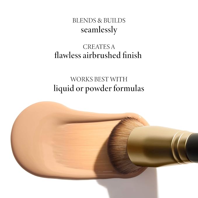 LAURA GELLER NEW YORK Full Coverage Foundation Blending Brush for All Face Makeup & Foundation-FemmiqueWomen