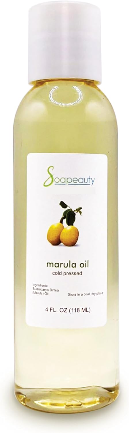Marula Oil by Soapeauty | 100% Pure & Natural, Cold Pressed, Rich in Vitamin E & Omega Fatty Acids | Best for Skin, Hair, Face, Nails, and Soap Making | 4 fl oz-FemmiqueWomen