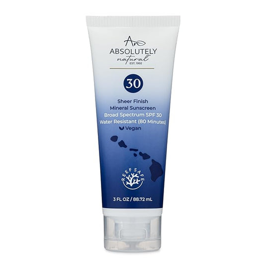 SPF 30 Mineral Sunscreen - Broad Spectrum Water Resistant Moisturizer Lotion For Body & Face - With Non-Nano Zinc Oxide, Vitamin E, & Antioxidants - Made in USA, 3 Oz-FemmiqueWomen