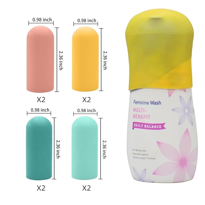 10 Pack Silicone Bottle Covers Travel Essentials for Women Men, Beach Vacation Essentials, Travel Size Toiletries Accessories, Cruise Ship Essentials 2025, Must Haves, Leak Proofing