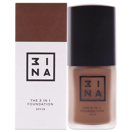 3INA The 3-In-1 Foundation 217 - Vegan Formula - Combination Of Primer, Concealer And Foundation - Medium Coverage - Natural Finish - Perfect For Covering Lines And Blemishes - Long Lasting - 1.01 Oz-FemmiqueWomen