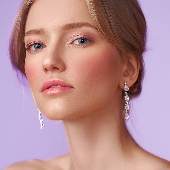 2Pcs Cream Blush Highlighter Makeup Stick Makeup Set for Girls and Women #T Cherry Blush-FemmiqueWomen