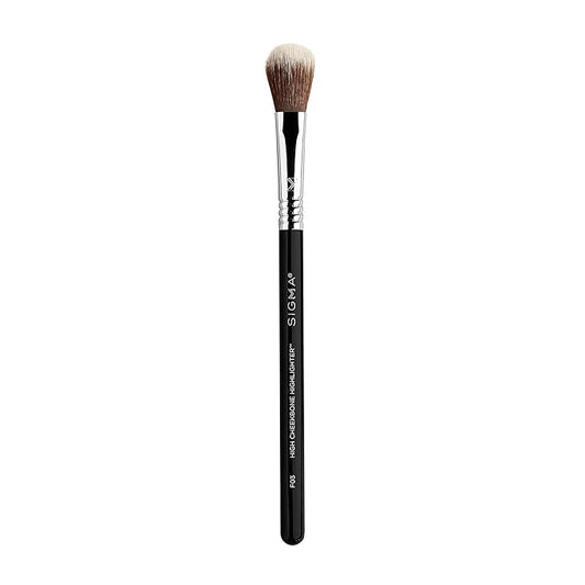 Sigma Beauty Professional F03 High Cheekbone Highlighter™ and Contouring Synthetic Face Makeup Brush with Sigmax® fibers for Buffing and Highlighting Nose, Chin and Cheekbones-FemmiqueWomen