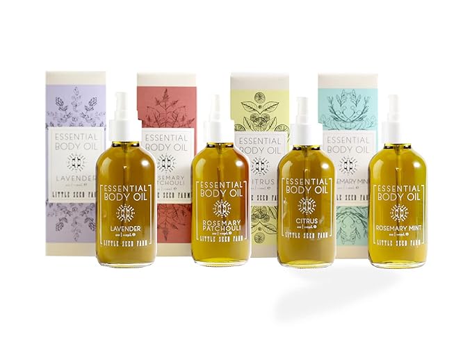 Little Seed Farm Essential Body Oil, Lavender, 4.0 Ounce-FemmiqueWomen