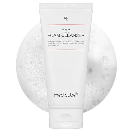 medicube Red Foam Cleanser - Deeply cleanses, remove impurities, control sebum, | Korean Skincare-FemmiqueWomen