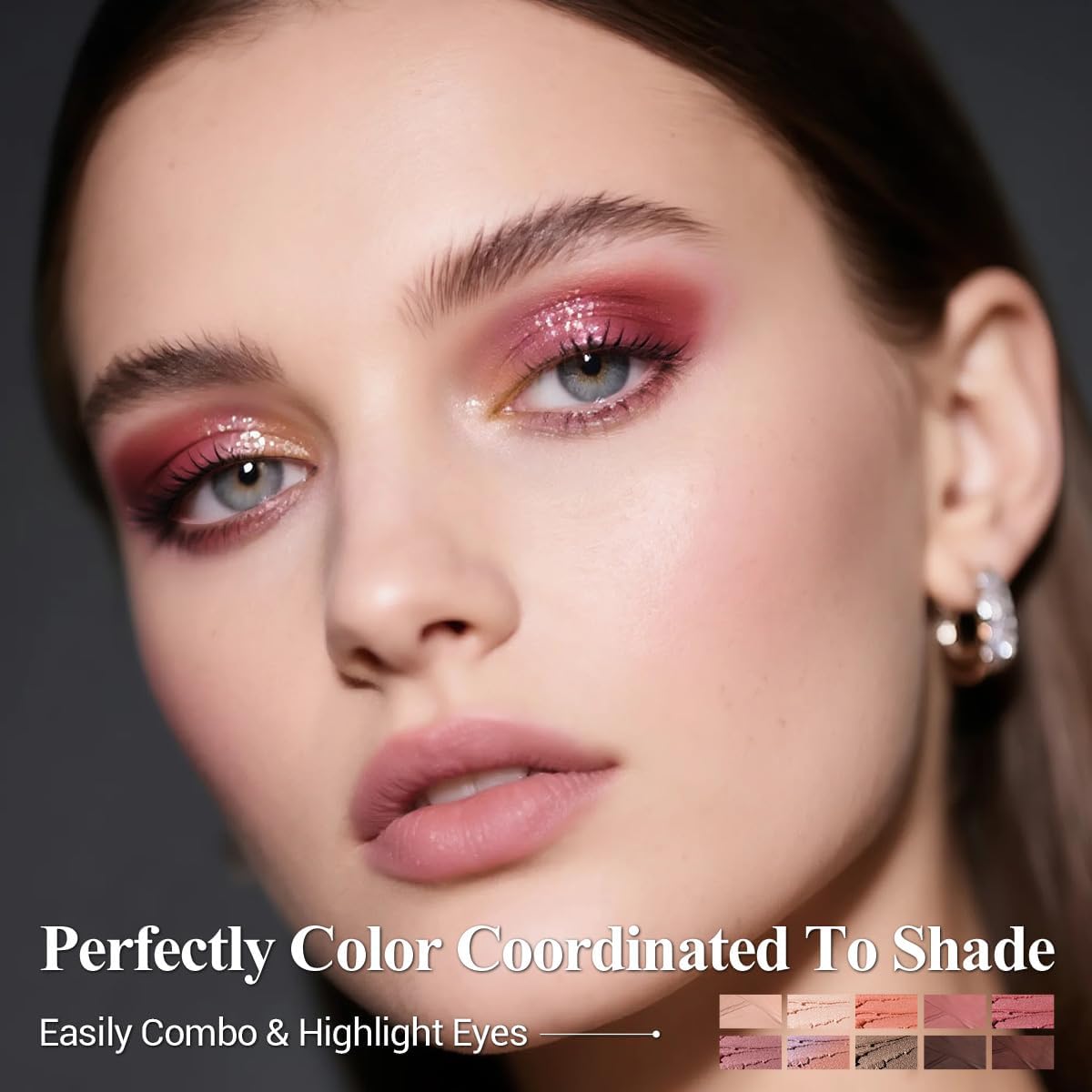 10PCS Neutral Eyeshadow Stick Makeup Set, Matte Cream Eye Shadow Eyeliner Brightener Pencil Crayon - I1 Cashmere Blush-FemmiqueWomen