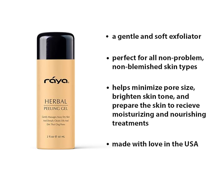 RAYA Herbal Facial Peeling Gel (110) | Gentle and Soft Exfoliator for Oily Skin | Helps Minimize Pores and Brighten Complexion-FemmiqueWomen