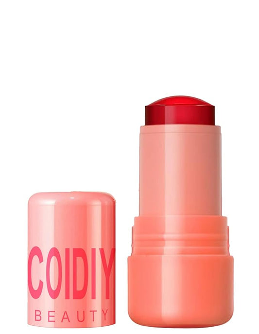 Jelly Blush Stick, Water Jelly Tint Makeup, Sheer Lip & Cheek Tint Stain - Buildable Lightweight Finish, Moisturizing Waterproof Long Lasting Water Tint Lip Stain Makeup-FemmiqueWomen