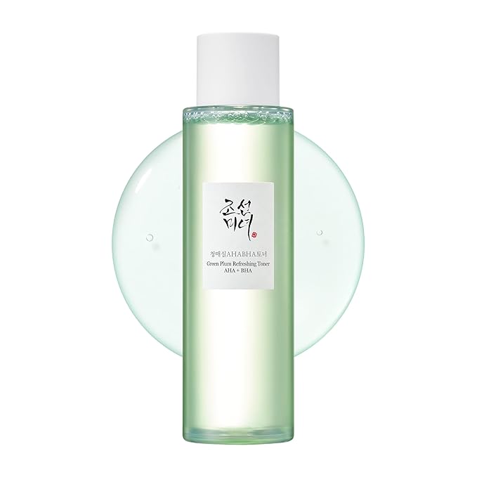 Beauty of Joseon Green Plum AHA BHA Toner Refreshing Facial Essence Moisturizer Mild Exfoliating Salicylic Acid for All Skin Types, Korean Skin Care for Men Women 150ml 5.27 fl.oz-FemmiqueWomen