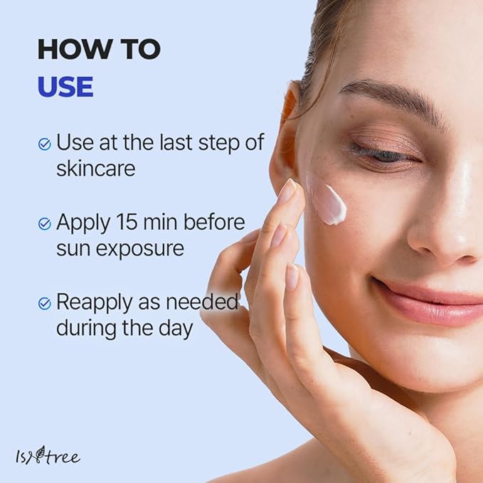 ISNTREE Hyaluronic Acid Daily Sun Gel 50ml, 1.69 fl oz | SPF 30 | Korean Skincare | Moisturizing | No White Cast | Lightweight | Mild Formula | Daily SPF | Korean Sunscreen | Broad Spectrum-FemmiqueWomen