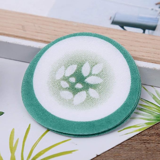 100pcs Under Eye Pads Disposable Cucumber Print Non-Woven Eye Patches Eyelash Pad DIY Eye Care Tool for Home Travel and Salon-FemmiqueWomen