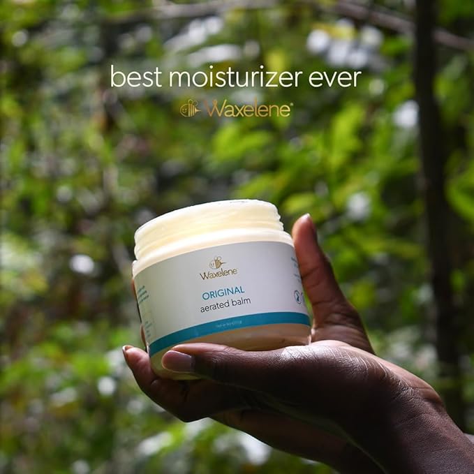 Waxelene Original Aerated Balm Large Jar, Organic Multipurpose Ointment the Petroleum Jelly Alternative Eczema Dry Sensitive Skin Face Moisturizer-FemmiqueWomen