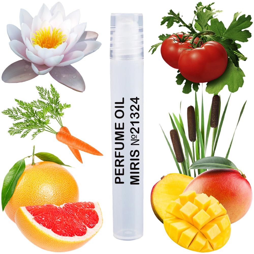 MIRIS Perfume Oil No. 21324, Inspired by Un Jardin Sur Le Nil, Long-Lasting Unisex Roll-On For Women and Men, Rollerball 0.34 Fl Oz / 10 ml-FemmiqueWomen