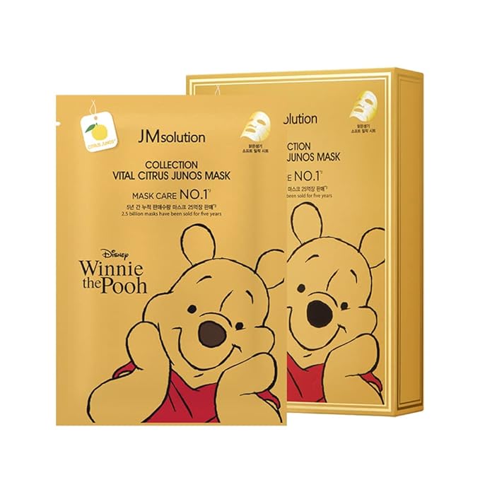 JMsolution Disney Collection Vital C mask- Brightening Elastic -Korean Skin care facial mask 10EA-FemmiqueWomen