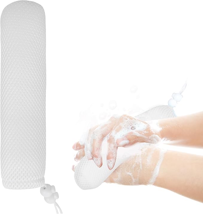 Long Handled Shower Brush, Non-Slip Long Handle Bath Brush, Back Body Brush Gentle Exfoliating and Lather Well Deep Cleansing Long-Lasting for Body