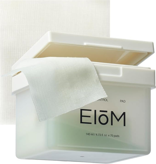 Trouble Control Pad | Korean Toner for Oily, Sensitive & Acne-Prone Skin – Exfoliating Facial Pads with Dual Cotton Rounds & Calming Botanicals (70 Pads)-FemmiqueWomen