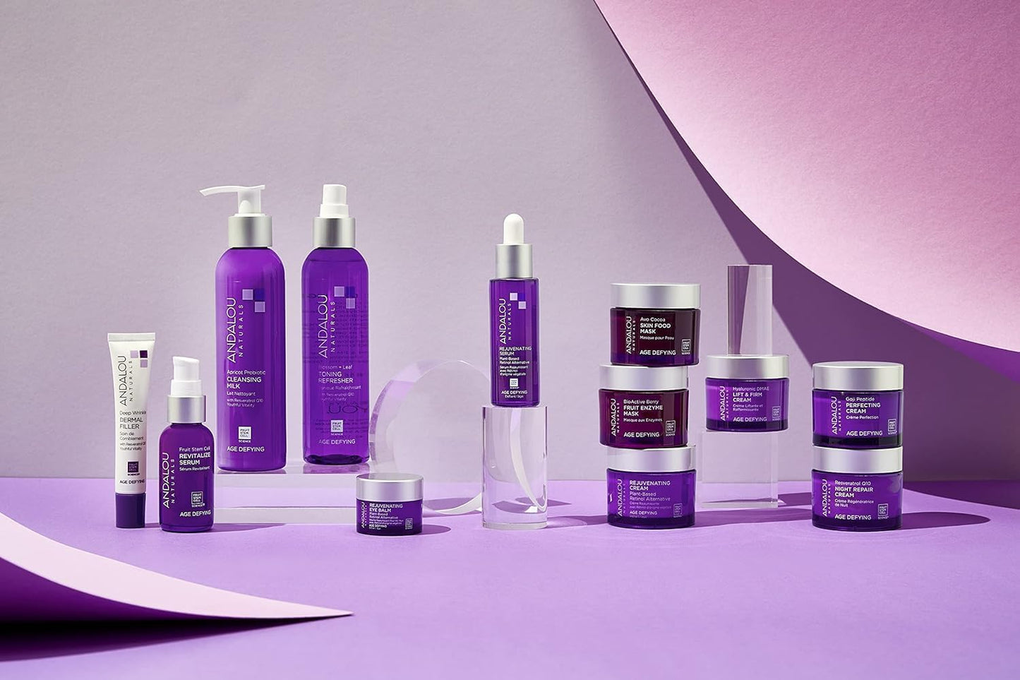 Andalou Naturals Goji Peptide Perfecting Cream - Age Defying Face Moisturizer with Resveratrol, CoQ10 - Supports Skin Collagen and Elastin, Improves Appearance of Wrinkles & Signs of Aging - 1.7 fl oz-FemmiqueWomen