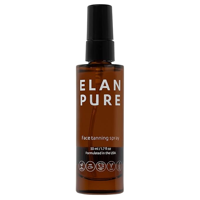 Face Tanning Mist, Organic Ingredients, Sunless Self Tanner, Bronzing, Hydrating, Steak-Free, Long Lasting Glow-FemmiqueWomen