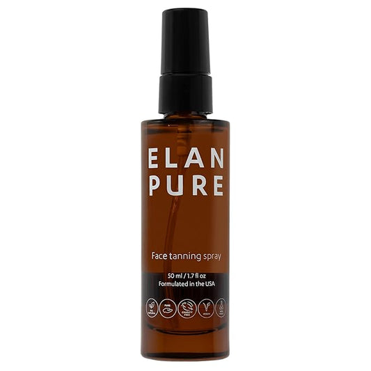 Face Tanning Mist, Organic Ingredients, Sunless Self Tanner, Bronzing, Hydrating, Steak-Free, Long Lasting Glow-FemmiqueWomen