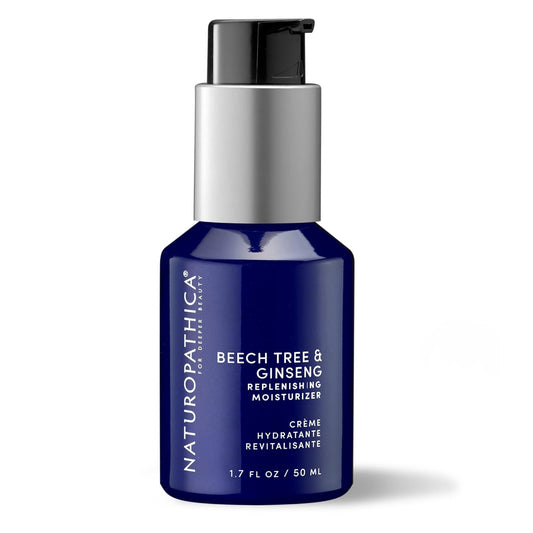 Naturopathica Beech Tree & Ginseng Replenishing Moisturizer, Hydrating and Firming Face Moisturizer, Antioxidant Rich Daily Face Lotion for Men and Women, 1.69 fl oz-FemmiqueWomen