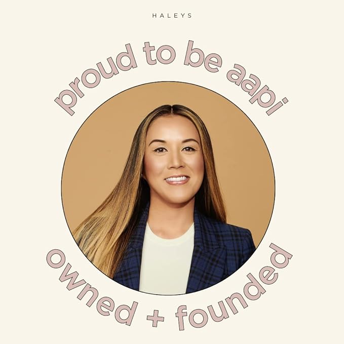 HALEYS Powder Brush VEGAN+CRUELTY-FREE, Soft, Streak-free, Perfect Blending, Buff, Blurs, Smooths, Control, Precision, Complexion tools, For powder, setting powder, blush, Sustainable Wood Handle-FemmiqueWomen