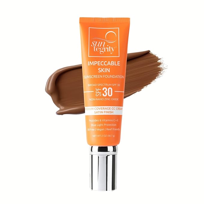 Suntegrity Impeccable Skin - Tinted Sunscreen, Broad Spectrum SPF 30 (Mocha)-FemmiqueWomen