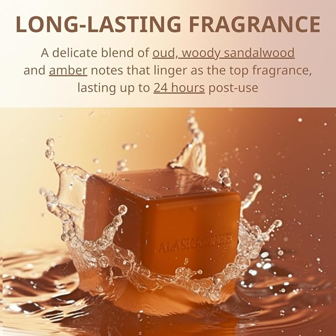 Luxury Shower Bar (Pack of 4) Perfumed Body Soap with Long-Lasting Fragrance Softens & Hydrates Skin Long Lasting Scent Rich Foam Bundle Value Set Body Wash Shampoo Deodorant-FemmiqueWomen