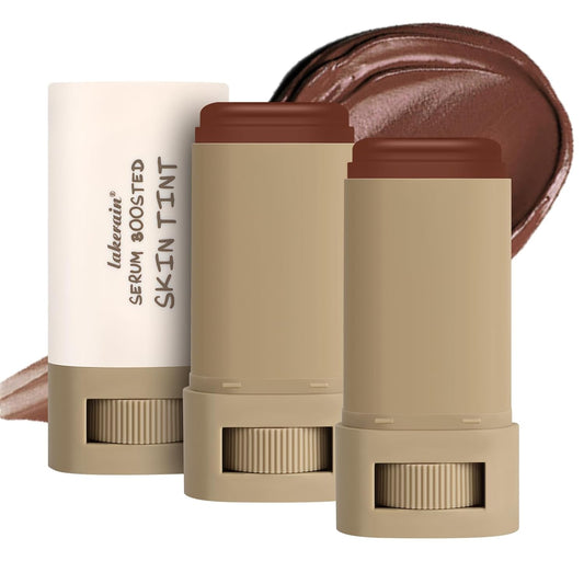 2PCS Foundation Stick Beauty Balm Serum Boosted Skin Tint, Solid Tinted Moisturizing Serum Contour Stick, Natural Fit, Moisturizing ＆ Concealing Foundation Sticks (#01)-FemmiqueWomen