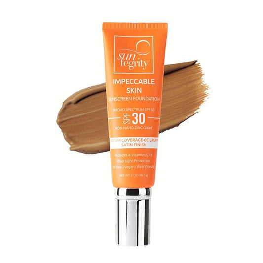 Suntegrity Impeccable Skin - Tinted Sunscreen, Broad Spectrum SPF 30 (Bronze) - 2 oz-FemmiqueWomen
