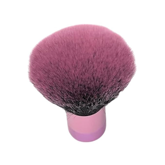 Luxurious and Large Soft Fluffy Powder Brush, Use as a Spray Tan Finishing Tool, Multipurpose Face and Body Barber and Beauty Tool, Large Kabuki Brush by BevyGold (Pink)-FemmiqueWomen