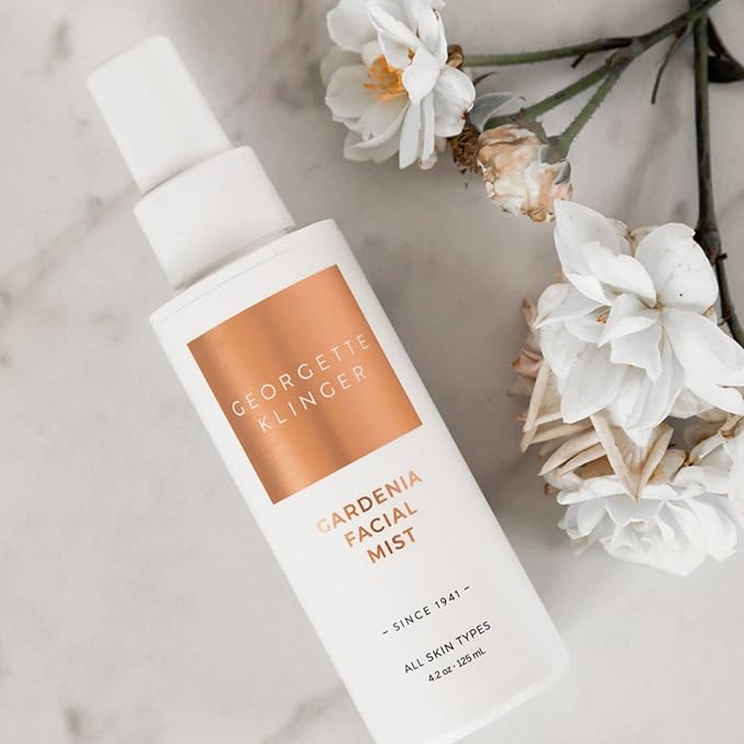 Georgette Klinger Gardenia Facial Mist - Collagen-Infused Face Spray, Long-Lasting Makeup, Hydration for Dewy and Smooth Skin, Anti Aging for All Skin Types- 4.2 oz-FemmiqueWomen