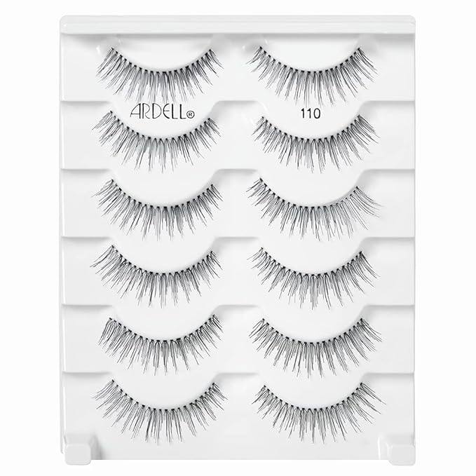 Ardell False Eyelashes, Natural 110, 5 pair + bonus pair Multipack for Eye-Lifting Effect-FemmiqueWomen