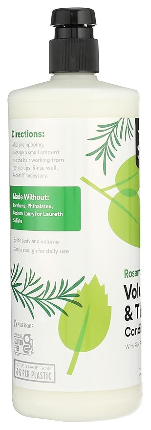 365 by Whole Foods Market, Volume & Thickness Conditioner with Rice Protein & Collagen, Rosemary Mint Scent, 32 Fl Oz-FemmiqueWomen