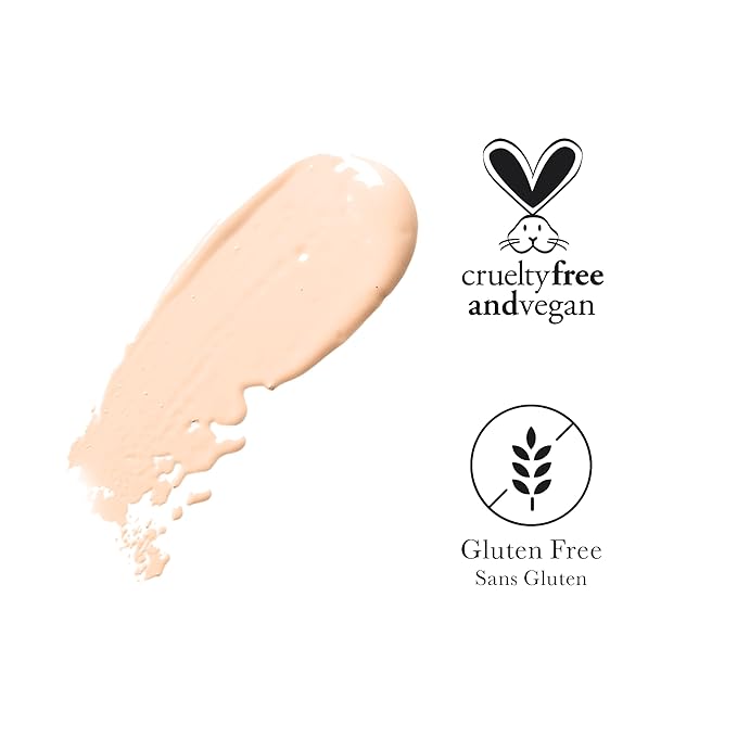 100% PURE Healthy Foundation Full Face Coverage Makeup, Liquid Matte Finish with Anti-Aging Benefits - Vegan - Gorgeous Fruit Pigmented Creme Color - (Fair with Warm Undertones) - 1 Fl Oz-FemmiqueWomen
