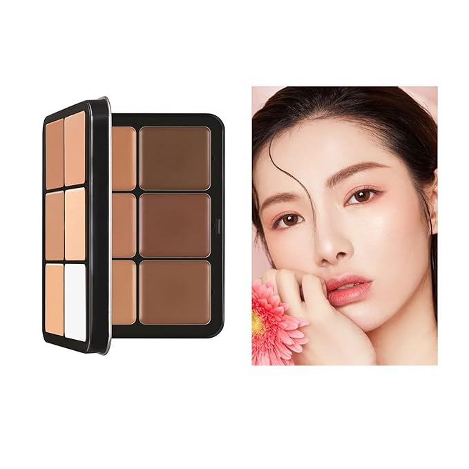 12 Color Concealer Palette & 12 Colors Blush Palette,Full Coverage Makeup,Corrector for Under Eye Dark Circles and Highlight Blush Palette Face Cosmetics Makeup-FemmiqueWomen