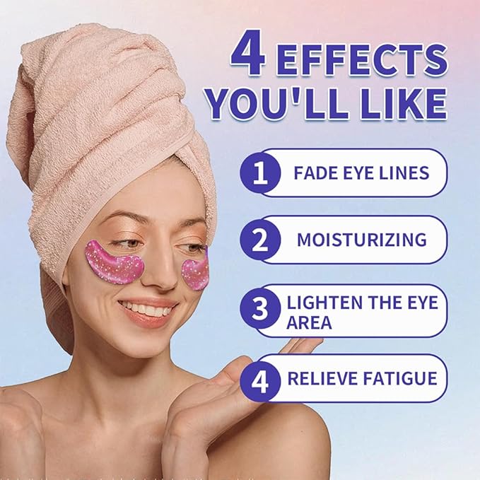 28 Pairs Under Eye Patches, Natural Collagen Eye Patches for Puffy Eyes, Under Eye Mask Patches for Face, Reduce Dark Circles, Fine Lines and Puffiness, Refreshes Your Skin, Eye Moisturizer Treatment-FemmiqueWomen