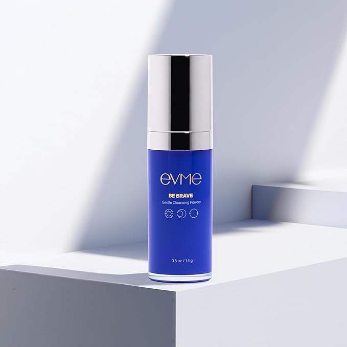 Evme Gentle Cleansing Powder – Kaolin Clay Face Wash with Vitamin C & Lotus Root Seed – Fragrance-Free, Dermatologist-Tested Cleanser for Sensitive, Reactive Skin – Hydrating, Soothing & Refreshing-FemmiqueWomen