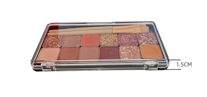 2pcs Rectangular Mini Magnet Make-up Dispensing Plate Eyeshadow Blush Powder Storage Empty Palette with 10pcs metal Stickers-FemmiqueWomen