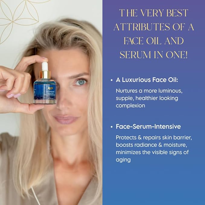 ieró Beauty Moonkissed Radiant Skincare Restorative Serum Oil | Face Moisturizer | Hydrating Face Oil | Anti Aging | Restore Suppleness | All Skin Types | Paraben & Silicone Free, 1 FL OZ/30ML-FemmiqueWomen