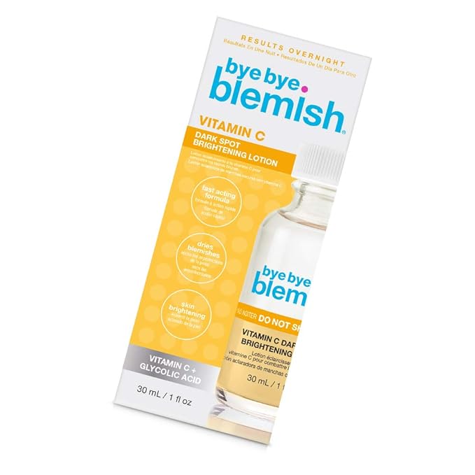 Bye Bye Blemish Dark Spot Lotion Vitamin C | Assists with Drying Blemishes And Brightening Skin | Fast Acting Solution | 1 Fl. Oz.-FemmiqueWomen
