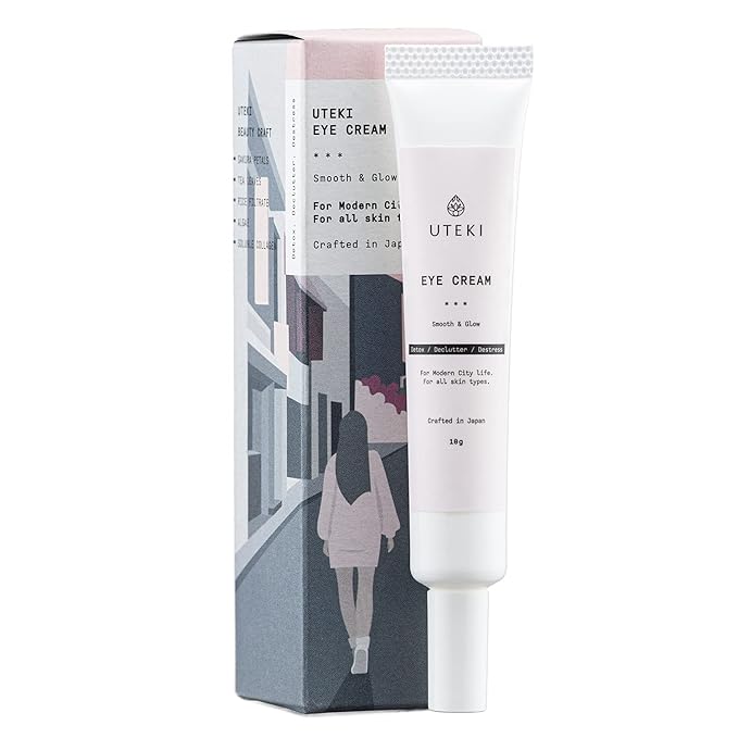 Japanese Anti Aging Firming Eye Cream - Anti Wrinkles & Puffiness - Minimize Bags Under Eyes Fine Lines & Dark Circles - Hydrating and Brightening with Collagen & Arginine (0.35 Fl Oz -10 g)-FemmiqueWomen