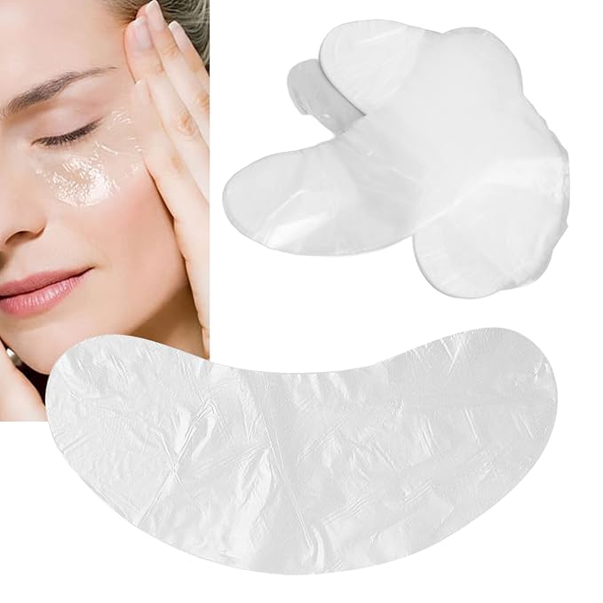 100pcs Under Eye Patches, Disposable DIY Eye Paper, Disposable Eye Skin Care Pads Promote Absorption Water Locking Beauty Salon Eye Sheet for Moisturizing Beauty Makeup Tools-FemmiqueWomen