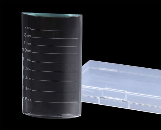 Eyelash Extension Crystal Pallet Lash Holder Tray Bigger Size with Storage Case 4.3x2.4 Inch-FemmiqueWomen