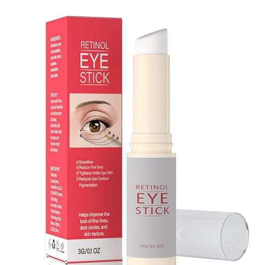 1Pcs Retinol Eye Stick, Retinol Under Eye Cream for Puffiness and Dark Circles, Hydrating Eye Cream Anti Aging for Enhanced Under Eye Nourishment.-FemmiqueWomen